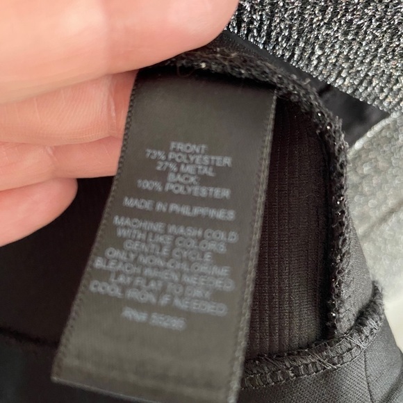 Express Metallic Silver Flare Mini Skirt Size 6 - Picture 4 of 8